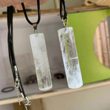 Cloudy Crystal Quartz Pendant Gemstone Pendant for Woman