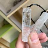 Cloudy Crystal Quartz Pendant Gemstone Pendant for Woman