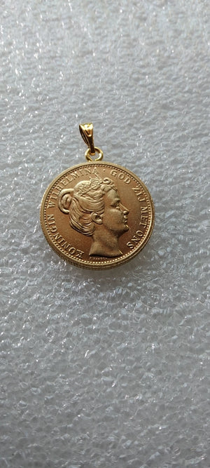 1898 Netherlands Coin Pendant