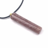 Strawberry Quartz Stone Pendant for DIY Jewelry