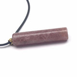 Strawberry Quartz Stone Pendant for DIY Jewelry