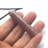 Strawberry Quartz Stone Pendant for DIY Jewelry