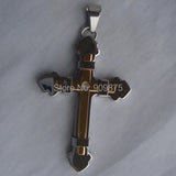 Cross Pendant Stainless Steel Necklace Men