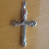 Cross Pendant Stainless Steel Necklace Men