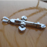 Cross Pendant Stainless Steel Necklace Men