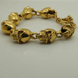 Skull Stainless Steel Bracelet Men Jewelry Bangles