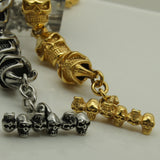 Skull Stainless Steel Bracelet Men Jewelry Bangles