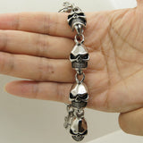 Skull Stainless Steel Bracelet Men Jewelry Bangles