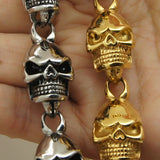 Skull Stainless Steel Bracelet Men Jewelry Bangles