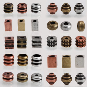 Copper Beads Bracelet Necklace Jewelry Making DIY Spacer Beads