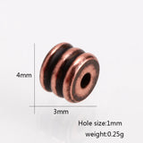 Copper Beads Bracelet Necklace Jewelry Making DIY Spacer Beads