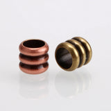 Copper Beads Bracelet Necklace Jewelry Making DIY Spacer Beads