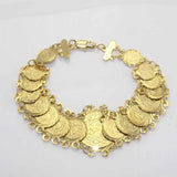 Copper Muslim Arab Ancient Coin Bracelets Bangles Islam Jewelry