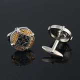 Retro Silver Plated Cufflinks