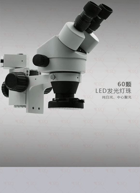 Adjustable 60 LED Ring Light for Stereo Zoom Microscope