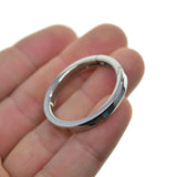 Large Stainless Steel Spring Snap Carabiner Keyring Clasp FOB