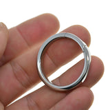 Large Stainless Steel Spring Snap Carabiner Keyring Clasp FOB