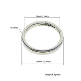 Large Stainless Steel Spring Snap Carabiner Keyring Clasp FOB