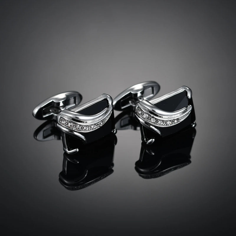 Crystal Cufflinks Sleeve Studs Men's Shirt Accessories