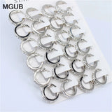 Crystal Hoop Earrings Female Models Stainless Steel Jewelry Wholesale