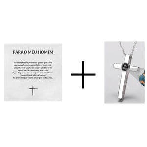 Elegant Cross Necklace Gift Box