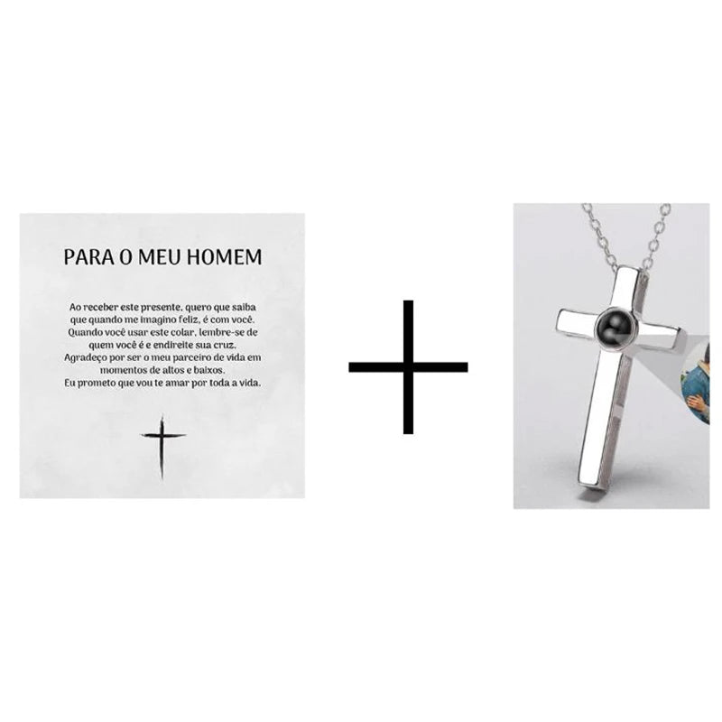 Elegant Cross Necklace Gift Box