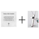 Elegant Cross Necklace Gift Box