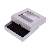 Pink Small Hexagon Jewelry Box with Clear Lid