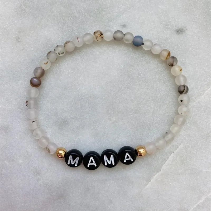 Couple Bracelets Natural Stones Beads Charm Jewelry