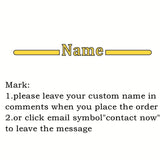 Women's Personalized Double Name Adjustable Stainless Steel Ring