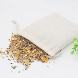 Cotton Logo Print Bag Tea Pouch Shoes 20p