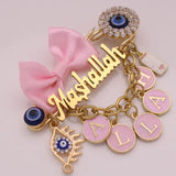 Muslim Baby Pink Brooch Pin - Customised Mashallah Allah
