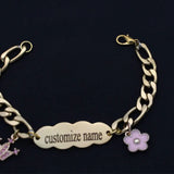 Muslim Stainless Steel Baby Child Bangles Bracelets