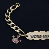 Muslim Stainless Steel Baby Child Bangles Bracelets