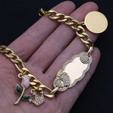 Personalized Stainless Steel Ayatul Kursi Baby Bracelets