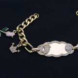 Personalized Stainless Steel Ayatul Kursi Baby Bracelets