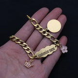 Personalized Quran AYATUL KURSI Stainless Steel Child Bangles