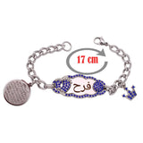 Personalized Stainless Steel Baby Bangles with Ayatul Kursi Engraving