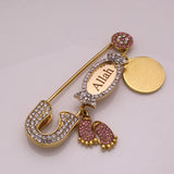 Customized Islamic Ayatul Kursi Baby Pin Brooch