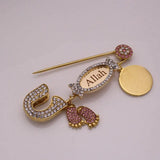 Customized Islamic Ayatul Kursi Baby Pin Brooch