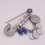 Customizable Islamic Mashallah Quran AYATUL KURSI Baby Brooch Pin