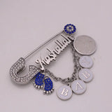 Customizable Islamic Mashallah Quran AYATUL KURSI Baby Brooch Pin