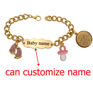 Muslim Quran Vanyakad Stainless Steel Baby Child Bangles