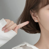 925 Silver Star Crown Stud Earrings