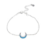 Moon Statement Bracelet for Women Bohemia Double Horn Pendant