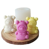 Bear Candle Moulds Silicone Epoxy Resin Jewelry Making Plaster Mold
