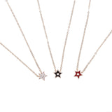 Moon Star Heart Charm 925 Sterling Silver Necklace