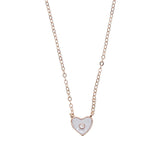 Moon Star Heart Charm 925 Sterling Silver Necklace