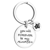 Mini Cat Charm Keychain DIY Engraved Keyring Birthday