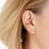 Mini Opal Charm Earring, 925 Sterling Silver